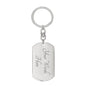 Father & Daughter Unbreakable Dog Tag Keychain