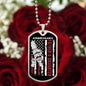 Father & Daughter Unbreakable Dog Tag Necklace