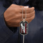 Test Dog tag Necklace 1 fist Bump