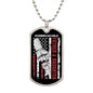 Test Dog tag Necklace 1 fist Bump