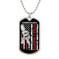 Father & Daughter Unbreakable Dog Tag Necklace