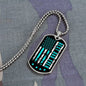 Personalized Best Dad Ever Dog Tag Necklace, Father's Day gift for Dad from Son or Daughter