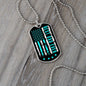 Personalized Best Dad Ever Dog Tag Necklace, Father's Day gift for Dad from Son or Daughter