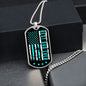 Personalized Best Dad Ever Dog Tag Necklace, Father's Day gift for Dad from Son or Daughter