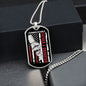 Test Dog tag Necklace 1 fist Bump