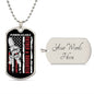 Father & Daughter Unbreakable Dog Tag Necklace