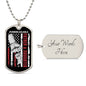 Test Dog tag Necklace 1 fist Bump