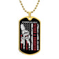 Father & Daughter Unbreakable Dog Tag Necklace