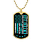 Personalized Best Dad Ever Dog Tag Necklace, Father's Day gift for Dad from Son or Daughter