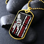 Father & Daughter Unbreakable Dog Tag Necklace