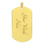 Personalized Best Dad Ever Dog Tag Necklace, Father's Day gift for Dad from Son or Daughter