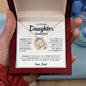 Personalized Daughter Forever Love Necklace, Birthday Gift, Graduation Gift for Her, Christmas present