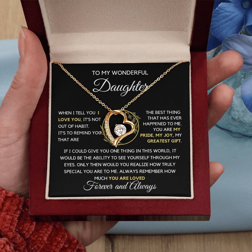 To my Daughter You Are my Pride Necklace