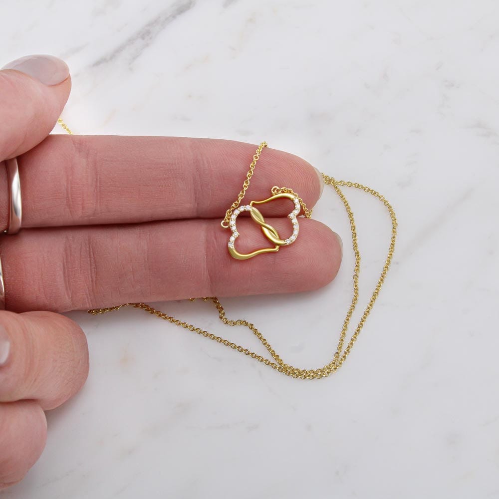 Happy 13th Birthday Solid Gold, Diamonds Necklace