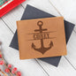 Personalized Wallet, Mens wallet bifold leather, Nautical Gift for Boating, Boating Dad Gifts, Boat Captain Gift