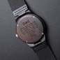 Father of the Groom Gift, Dad Wedding Gift From Groom, Groom Dad Gift, Gift From Groom To Dad, Dad Gift Wedding Day, Engraved Men Watch