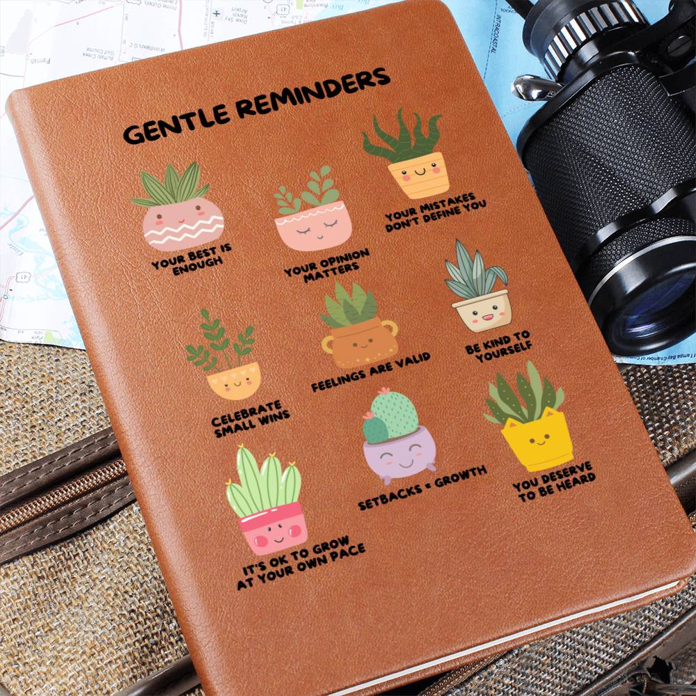 Gentle Reminders Journal Mental Health Journal Positive Affirmations Hardcover Notebook