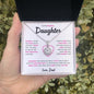Precious Daughter Jewelry Gifts from Dad, Graduation Gift ,Happy Birthday gift Daughter