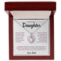 Precious Daughter Jewelry Gifts from Dad, Graduation Gift ,Happy Birthday gift Daughter