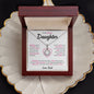 Precious Daughter Jewelry Gifts from Dad, Graduation Gift ,Happy Birthday gift Daughter