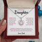 Precious Daughter Jewelry Gifts from Dad, Graduation Gift ,Happy Birthday gift Daughter