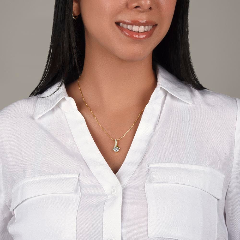 To my daughter -Never forget that I love you necklace-From Dad