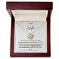 To My Wife Love Knot Necklace Beautiful Chapters