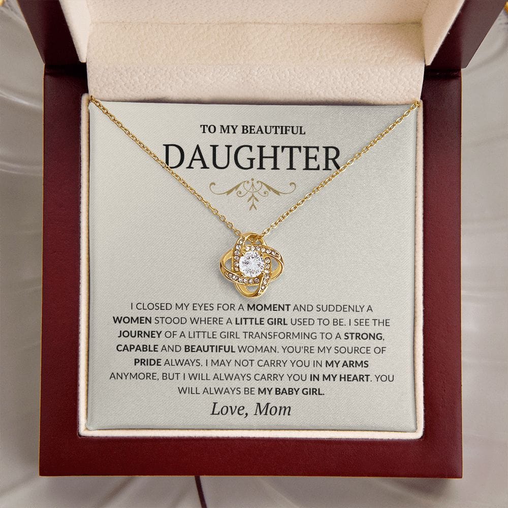 To my Daughter Gifts from Mother- Always my little girl Necklace, 21st birthday, Wedding Gift for Daughter