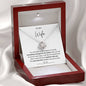To My Wife Love Knot Necklace Beautiful Chapters