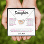 Precious Daughter Necklace From Mom, To my Daughter Gift from Mother to Daughter
