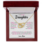 Precious Daughter Necklace From Mom, To my Daughter Gift from Mother to Daughter