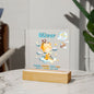 Jungle Theme Night light Nursery Decor, Personalized Night light, Custom Name Night light for Baby Girl Baby Boy