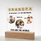 Grandfather gift, Grandpa gift decorative plaque,Grandparents anniversary gift,Grandfather birthday gift