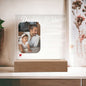 Personalized Daddy and Us Acrylic plaque, LED Photo Frame, Father's Day Gift for Dad