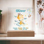 Jungle Theme Night light Nursery Decor, Personalized Night light, Custom Name Night light for Baby Girl Baby Boy