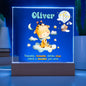 Jungle Theme Night light Nursery Decor, Personalized Night light, Custom Name Night light for Baby Girl Baby Boy