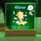Jungle Theme Night light Nursery Decor, Personalized Night light, Custom Name Night light for Baby Girl Baby Boy