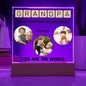 Grandfather gift, Grandpa gift decorative plaque,Grandparents anniversary gift,Grandfather birthday gift