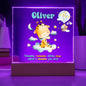 Jungle Theme Night light Nursery Decor, Personalized Night light, Custom Name Night light for Baby Girl Baby Boy