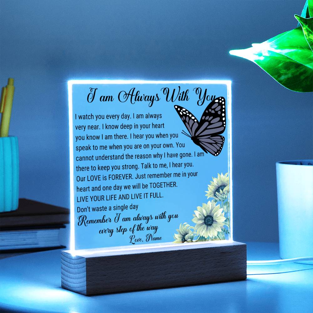 Personalized Memorial Gift for loss of Mother plaque, Grief Gift for loss of father, Daughter or son Sympathy gift, sister in loving memory