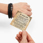 Gift for Son from Mom, Vegan Leather bracelet, Graduation Gift for Son From Dad, Birthday Gift