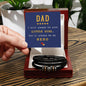 Gift from Daughter to Dad Vegan Braided Bracelet,Dad gift for Father's day