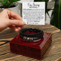 Personalized Im Sorry gifts for Him, Vegan Braided Leather Bracelet Custom, Apology Gift for him,