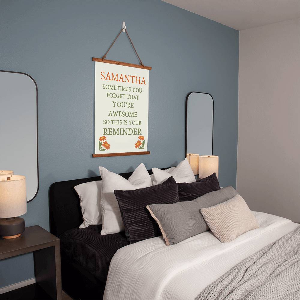 Positive Affirmations Wall art for Kids You're Awesome Affirmation Wall Hanging Kids room wall decor