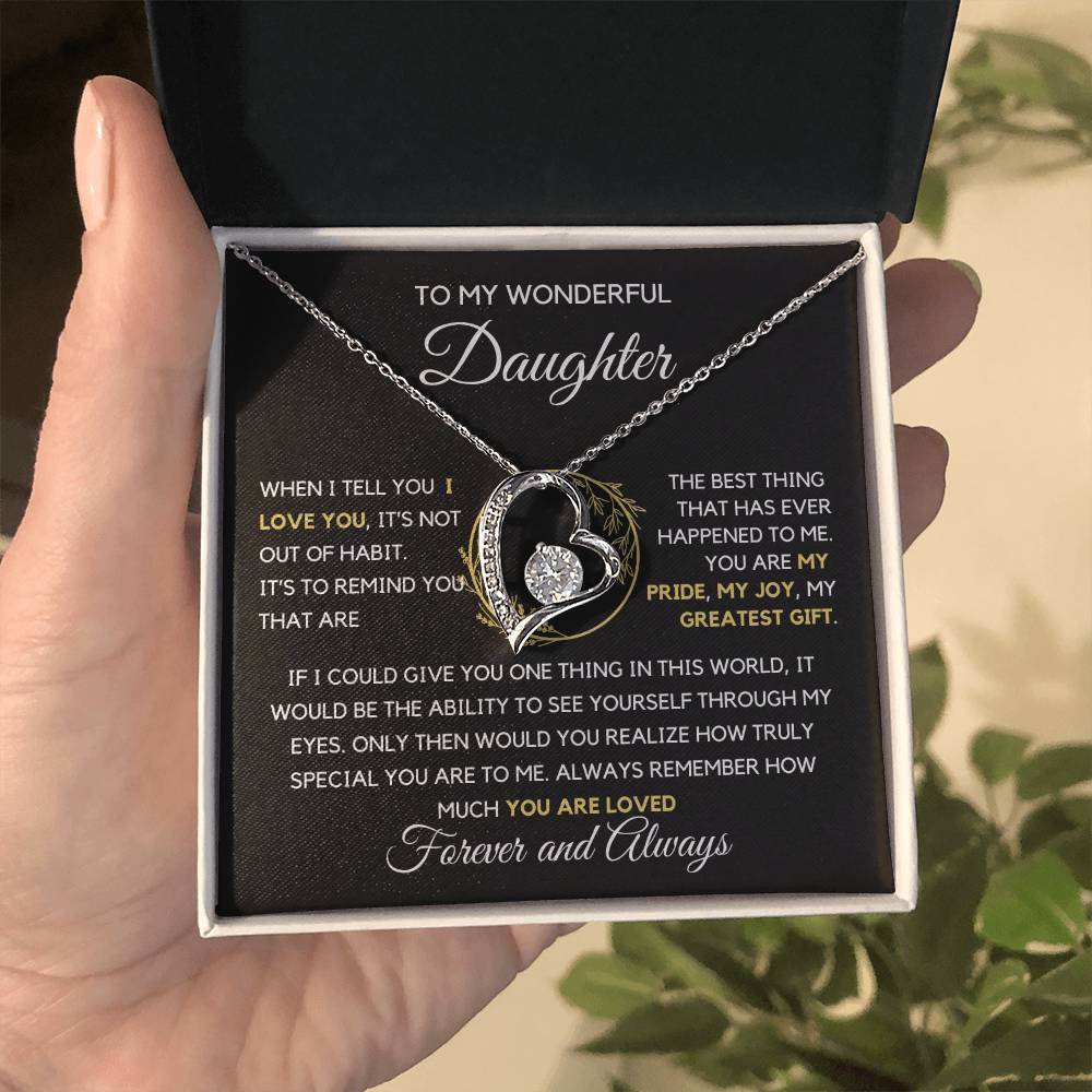 To my Daughter You Are my Pride Necklace