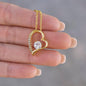 Personalized Im Sorry Forever Love Necklace, Apology Gift for Wife, Girlfriend