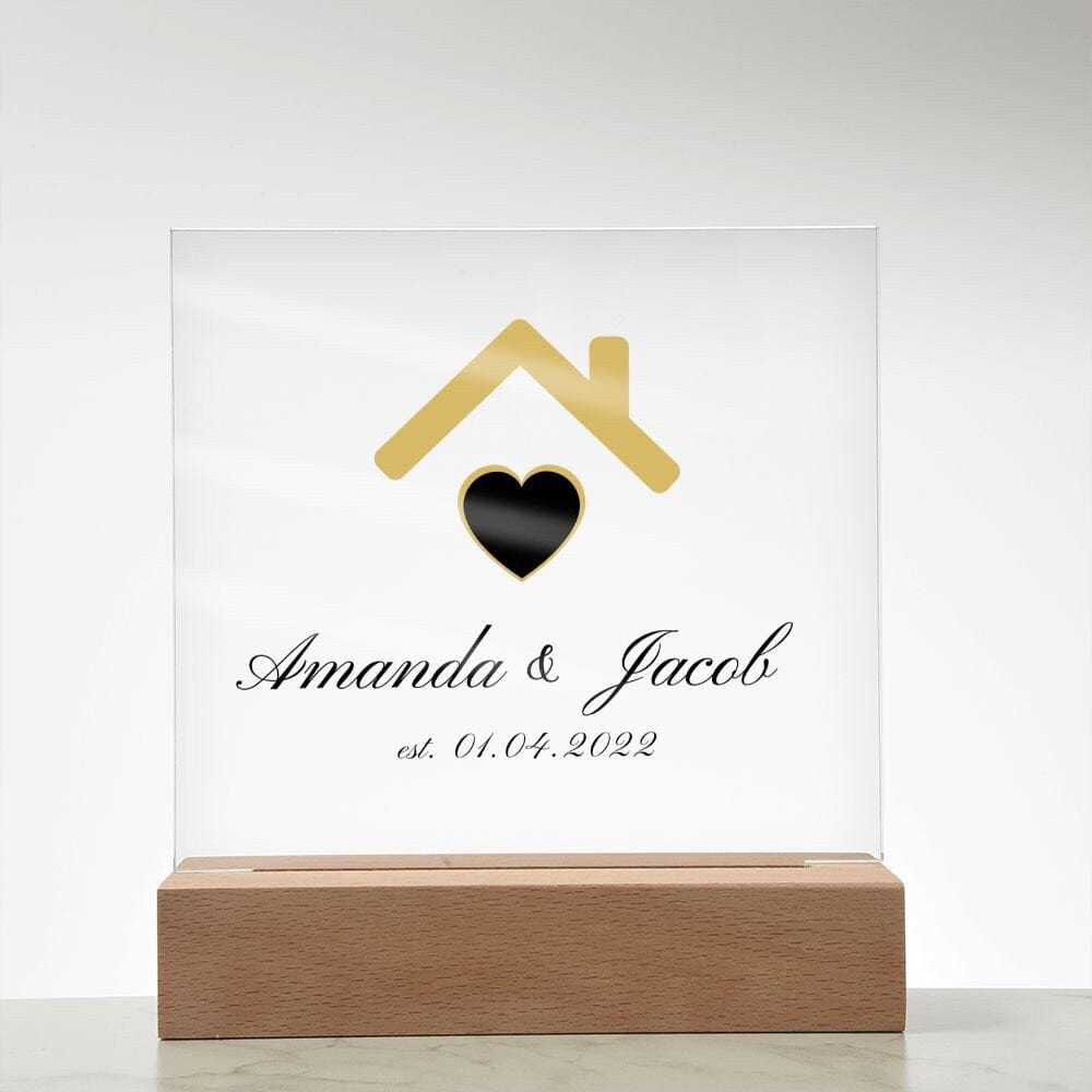 Home Sweet Home New Home Acrylic Plaque,Closing gift for buyers,Personalized Real estate closing gift for clients,Perfect closing gifts