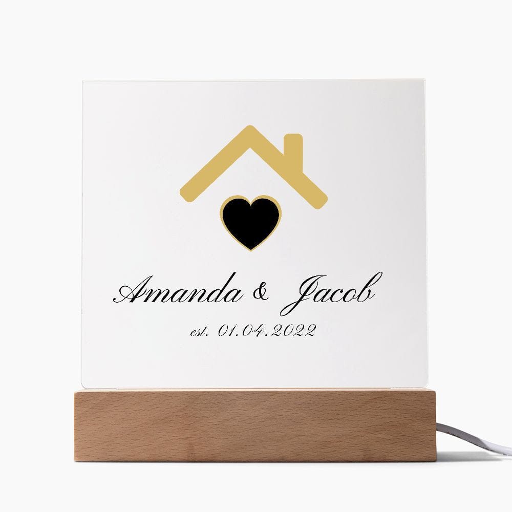 Home Sweet Home New Home Acrylic Plaque,Closing gift for buyers,Personalized Real estate closing gift for clients,Perfect closing gifts