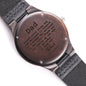 Father of the Groom Gift from Groom wedding day Engraved Wooden Watch Step Father of the Groom Gifts Groom Gift for Dad Parents Wedding Gift