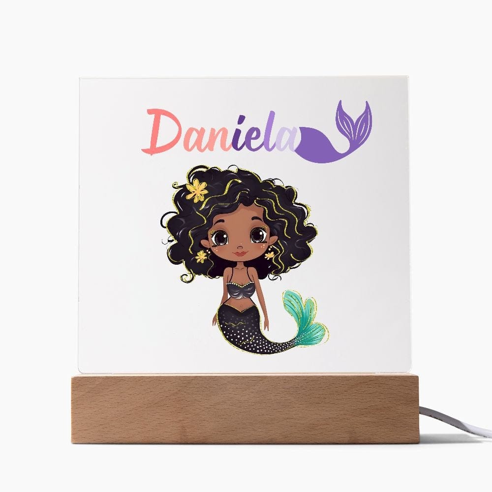 Personalized Mermaid Night light, Mermaid decor, personalized name sign,script name,mermaid room,mermaid gift,mermaid nursery decor, LED